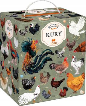 Pusle CzuCzu Puzzlove CzuCzu Kury, 48 cm x 68 cm, 1000 tk