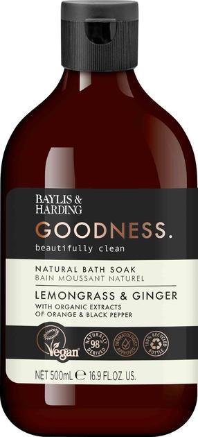Vonios ekstraktas Baylis & Harding Natural Bath Soak Lemongrass & Ginger, 500 ml