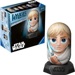 3D-pusle Ravensburger Luke Skywalker, 7 cm x 7 cm, 54 tk, valge v.