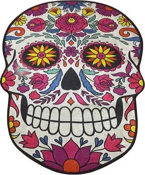 Vannas istabas paklājs Foutastic Skull, daudzkrāsaina, 180 cm x 100 cm