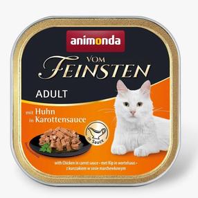 Šlapias kačių maistas Animonda Vom Feinsten Chicken, Beef & Carrot, jautiena/vištiena/morkos, 0.100 kg