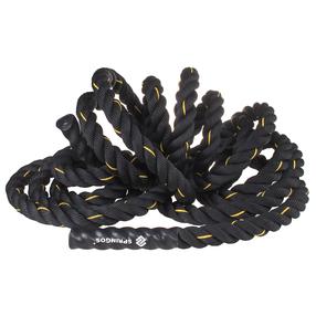 Jõutreeningu köis Springos Battle Rope FA0104, 900 cm, 7 kg, must v.