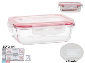 Пищевой контейнер Kitchen&GO Rectangular, 0.37 л, 15.5 см x 11 см, прозрачный цв.