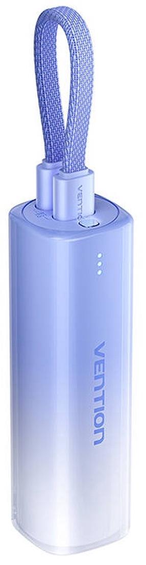 Nešiojamas įkroviklis (Power bank) Vention FHWL0, 5000 mAh, 18 - 20 W, mėlyna sp.