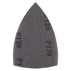 Trikampių perforuotų padų rinkinys Makita, 120, 15 cm x 10 cm, 10 vnt.