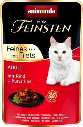 Kassi märgtoit Animonda Vom Feinsten vom Feinsten Beef & Turkey, veiseliha/kalkun, 0.085 kg