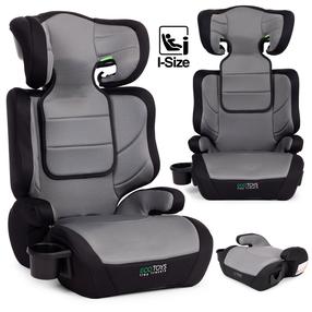 Automobilinė kėdutė EcoToys 2in1, juoda sp./pilka sp., 100 - 150 cm