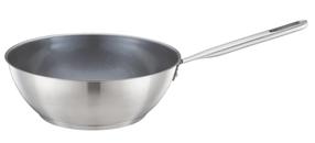 Сковорода Fiskars All Steel Wok, Ø 28 см, нержавеющая сталь, Серебристый цв.