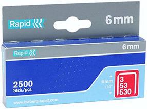 Skava Rapid, 6 mm x 11.3 mm, 2500 gab.