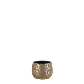 Puķu pods Mica Clemente 1055434, keramika, Ø 15 cm, zelta krās.