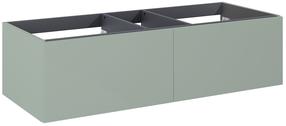 Vonios spintelė po praustuvu Elita Look Slim 120 2DR, žalia sp., 44.9 cm x 120 cm x 31.8 cm