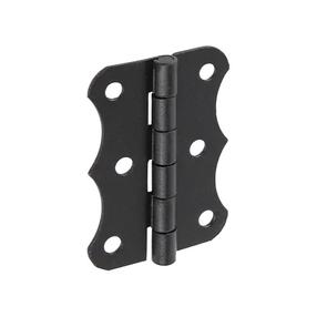 Lankstas baldų durims Domax ZO 60, 48 cm, 0.1 cm, juoda sp.