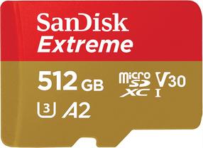 Atmiņas karte SanDisk Extreme, 512 GB, 0 Mb/s