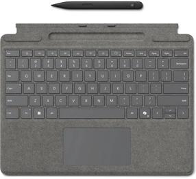 Klaviatūra Microsoft Surface Pro Signature 8X8-00186, EN, pelēka krās.