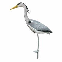 Sodo dekoracija "Garnys" VLX Animal Figure 423540, 6 cm x 16.5 cm x 84 cm, balta sp./pilka sp.
