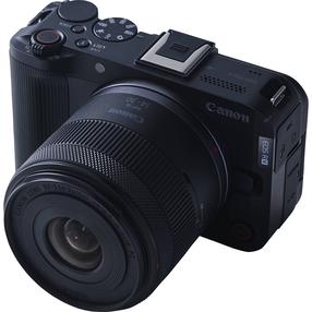 Bezspoguļa kamera Canon EOS R50 V + RF-S 14-30mm F4-6.3 IS STM PZ, melna krās.