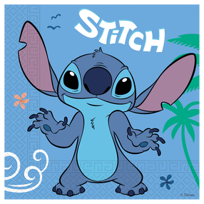 Popierinės servetėlės Festi Stitch, 33 cm x 33 cm, mėlyna sp., 20 vnt.