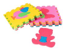 Kilimėlis kūdikiams - dėlionė Smiki Animals 5749100, 90 cm x 90 cm, 9 vnt, įvairių spalvų