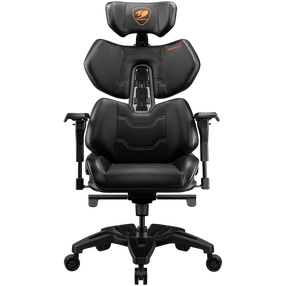 Spēļu krēsls Cougar Gaming Terminator CGR-TER, 75 x 59.5 x 129.5 - 137.5 cm, melna krās./oranža krās.