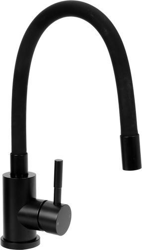 Кухонный смеситель Fala Black Flexible, черный цв.