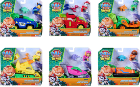 Transportlīdzeklis ar figūriņu Paw Patrol Dino Rescue 6075800, (krāsa/dizains tiek izvēlēts nejauši)