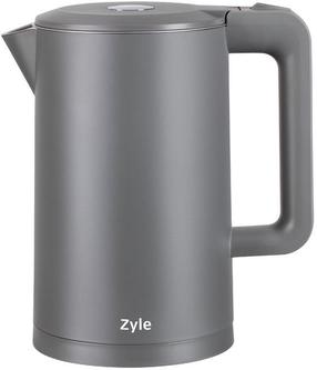 Elektriskā tējkanna Zyle ZY282GK, 1.7 l, pelēka krās.