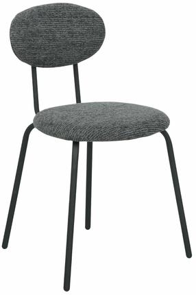Стул для столовой Home4you Kira 40946, матовый, темно-серый цв., 53 см x 47 см x 79.5 см