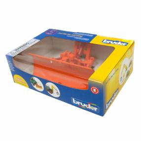  Žaislinis sniego valytuvas Bruder, 1:16, oranžinė sp.