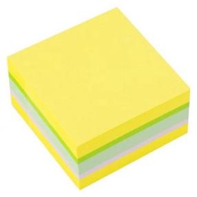 Kleepuvad märkmelehed D.Rect Cytrus 325281, 7.5 cm x 7.5 cm, 400 tk, kollane v.