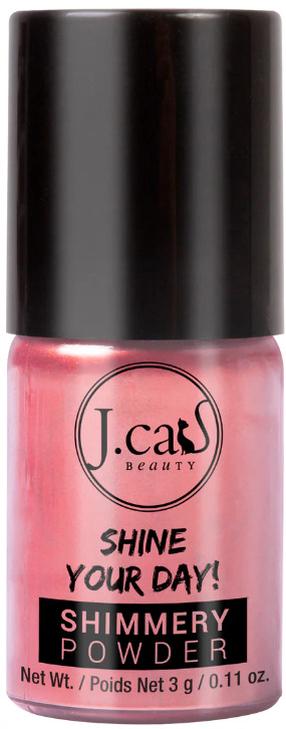 Highlighter J.Cat Beauty Shine Your Day! Shimmery Powder, 114 cerise, 3 g