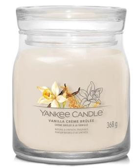 Žvakė, aromatinė Yankee Candle Signature Vanilla Crème Brûlée, 35 - 50 h, 368 g, ruda sp.