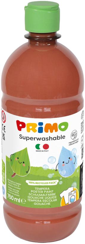 Dažai guašas Primo Superwashable, 750 ml, ruda sp., 1 sp.