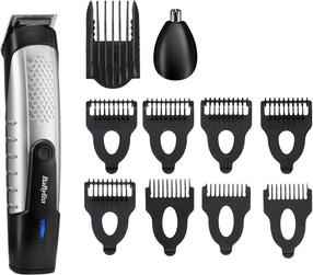 Триммер для бороды Babyliss T812E, lithium, серебристый цв./черный цв.