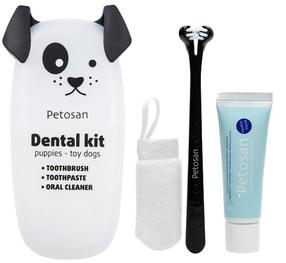 Dantų pasta gyvūnams Petosan Dental Kit Puppy Pack, 160 mm, 20 g