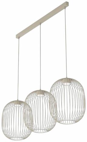 Lampa griesti Emibig Mantra, G53, 3 x 10 W, bēša krās. / bēša krās.