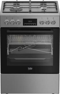 Dujinė viryklė su elektrine orkaite Beko FBMA61330GXDT