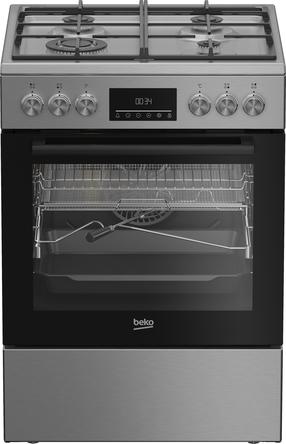 Dujinė viryklė su elektrine orkaite Beko FBMA61330GXDT