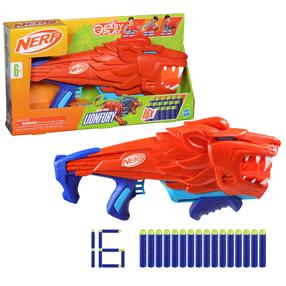 Rotaļu ierocis ar lodēm Hasbro Nerf Lionfury Sarkana krās.