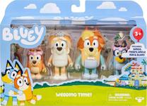 Figūrėlių rinkinys Moose Toys Bluey Wedding Time, 4 vnt., įvairių spalvų