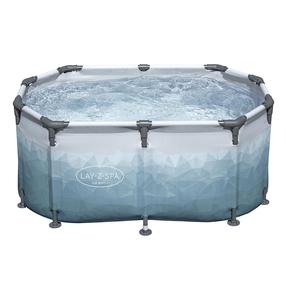 Ledo vonia, karkasinis Bestway 6002N, pilka sp. 150 cm x 90 cm x 65 cm