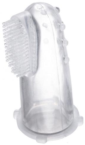 Hambahari Canpol Babies Silicone Baby Toothbrush, valge v.