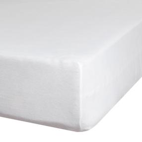 Paklodė Jersey D91, balta sp., 120 x 200 cm, su guma