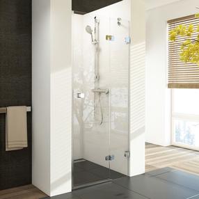 Dušisein Ravak Brilliant BSD2-100 A-R, 100 cm x 190 cm, läbipaistev v./kroom v./karastatud