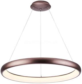 Šviestuvas kabinamas AZzardo Antonio AZ5059, LED, 3000 - 6500 °K, 1 x 32 W, balta sp. / tamsiai ruda sp., 41 x 41 cm
