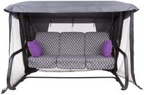 Lauko sūpynės Patio Rimini / Venezia H030-06PB, antracito sp./balta sp./pilka sp., 221 cm x 143 cm x 173 cm