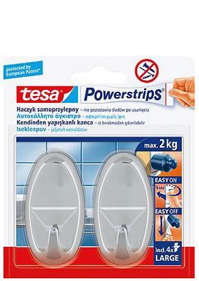 Drabužių kabliukas Tesa Powerstrips, chromo sp.