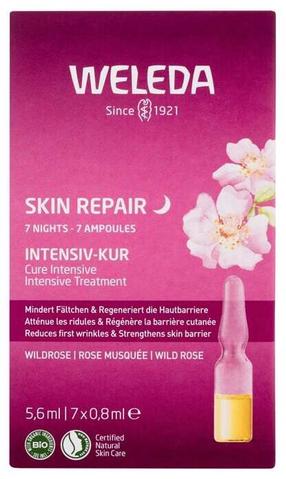 Ampulas sejas kopšanai Weleda Wild Rose Skin Repair Intensive Treatment, 5.6 ml, 7 gab.