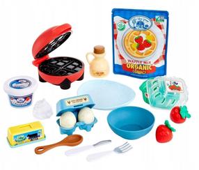 Rotaļu virtuves piederumi, vafeļu panna Little Tikes Creative Chefs, daudzkrāsaina