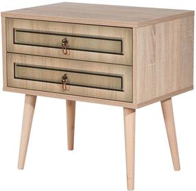 Ночной столик Kalune Design Two 421, светло-коричневый цв., 61 см x 60 см x 40 см