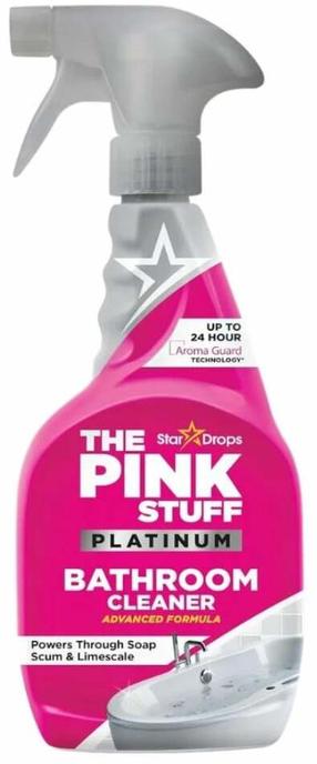 Vannas istabas tīrīšanas līdzeklis The Pink Stuff Platinum, 0.75 l